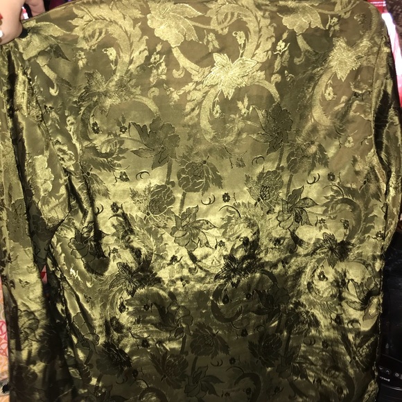 Silk button up - Picture 2 of 3